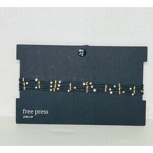 Nordstrom Free Press Corded Boho Choker Necklace NWT